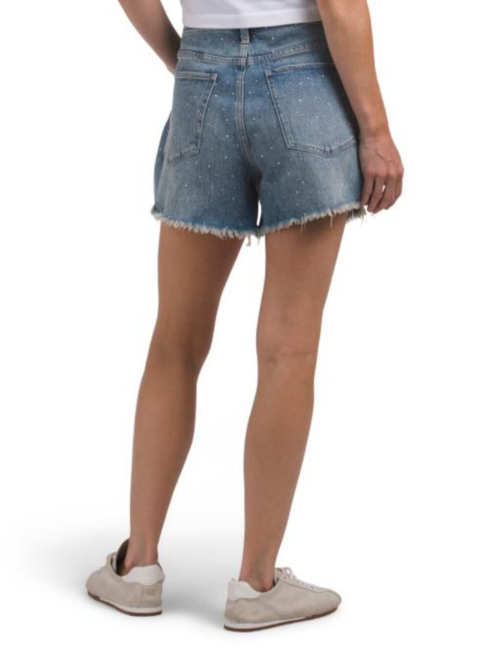 JOE'S The Jessie Relaxed Shorts With Crystals - Picture 2 of 5